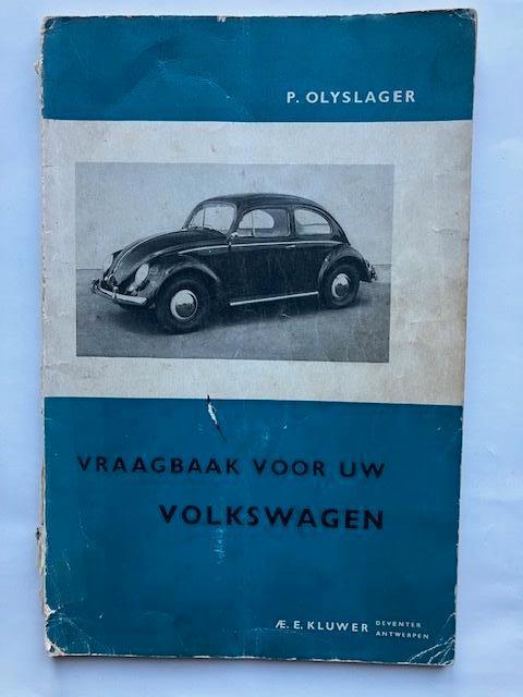Vraagbaak    Volkswagen Kever, Cabrio,Karmann Ghia      1954, Auto diversen, Handleidingen en Instructieboekjes, Ophalen of Verzenden