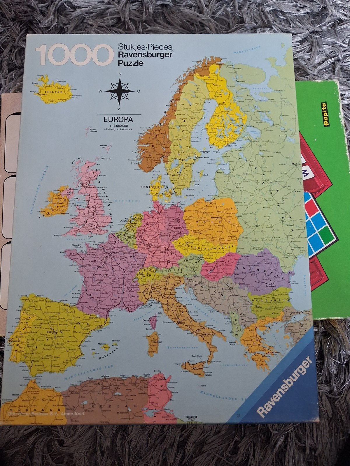 puzzel ravensburger Europa, Ophalen of Verzenden, 2000 tot heden, Europa Overig, Landkaart