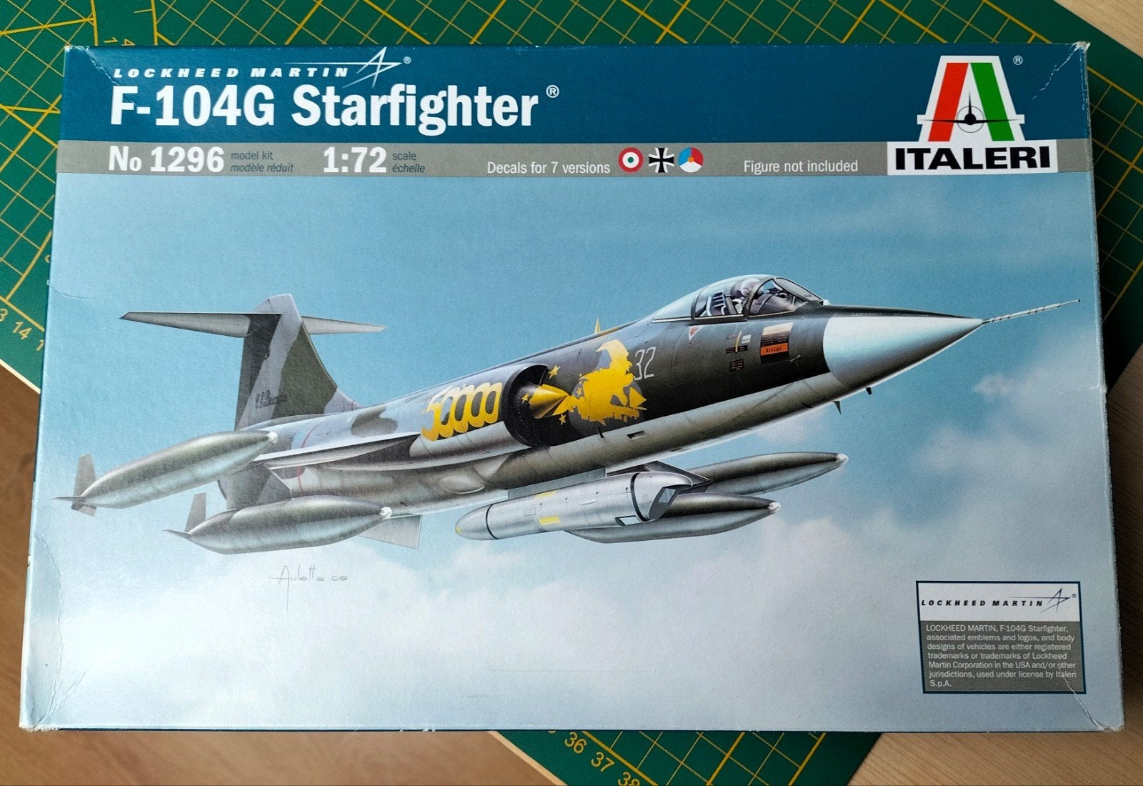 F-104G starfighter - italeri, Hobby en Vrije tijd, Modelbouw | Vliegtuigen en Helikopters, Overige merken, 1:72 tot 1:144, Ophalen of Verzenden