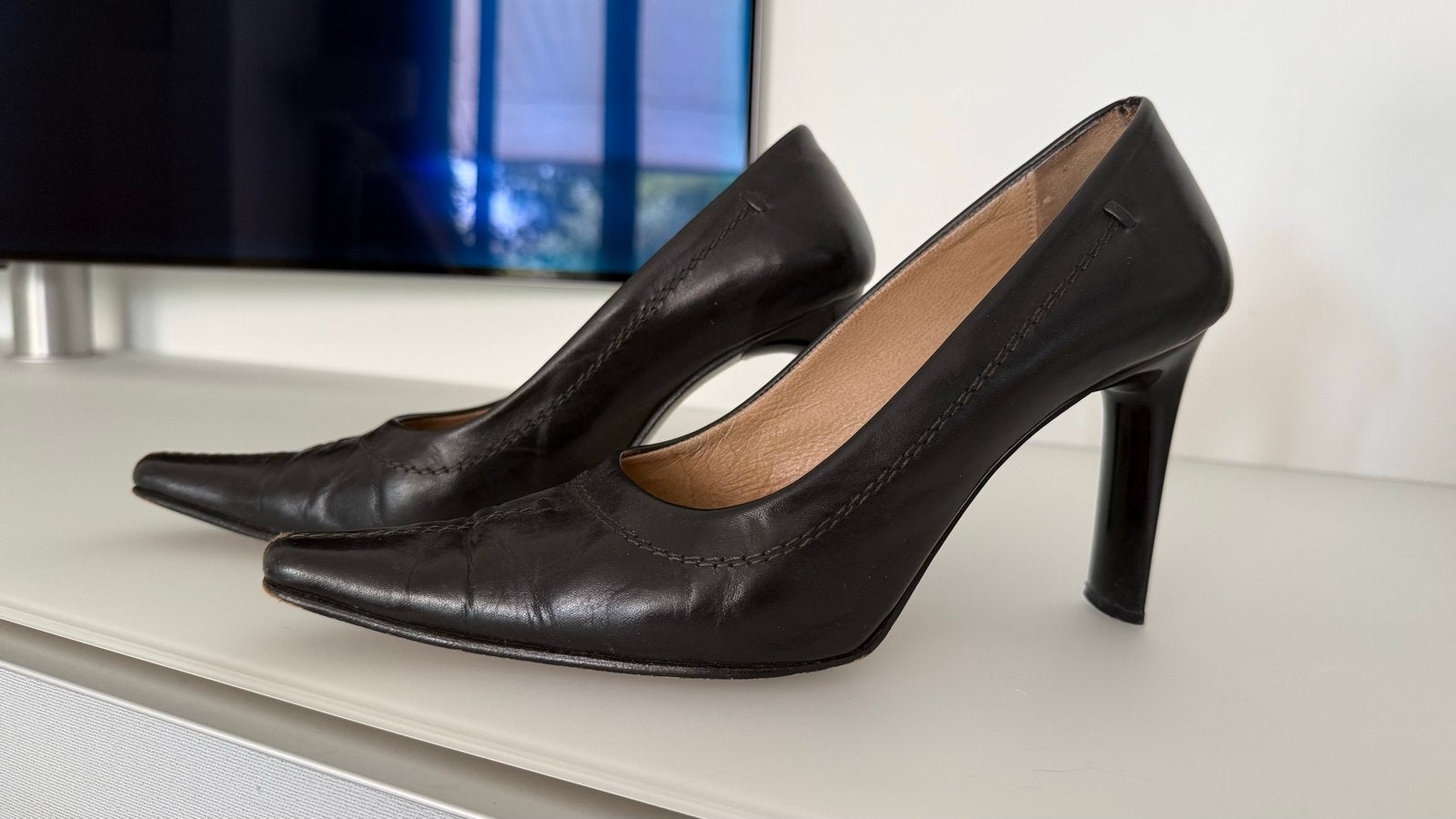 Bambi Zwarte Pumps - Maat 39, Ophalen of Verzenden, Gedragen, Zwart, Pumps