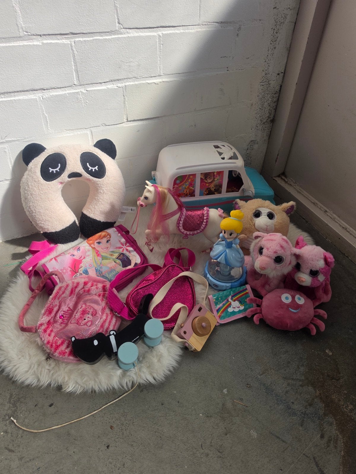 Meiden speelgoedpakket, meisjes speelgoed, barbie auto, Ophalen of Verzenden, Overige typen