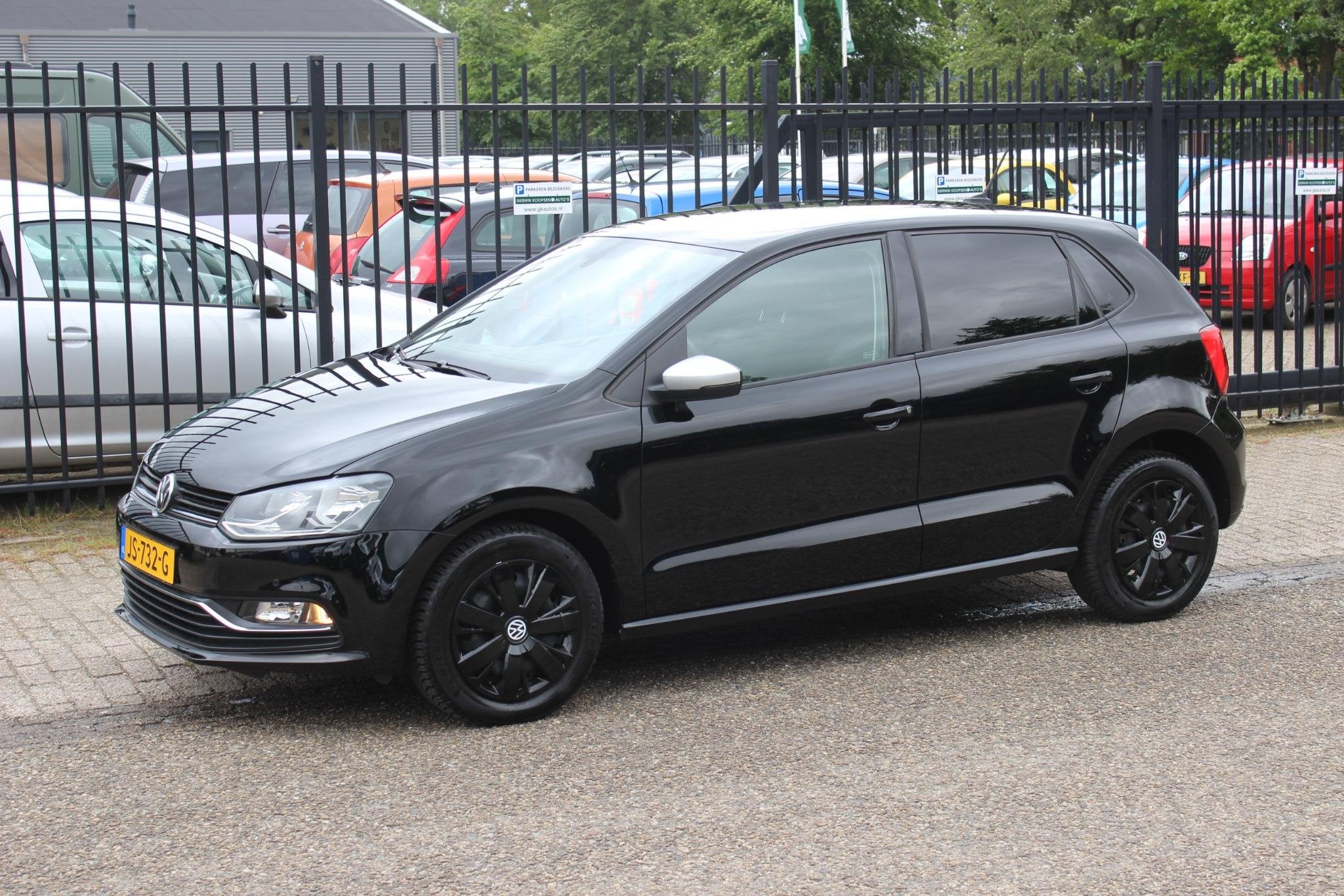 Volkswagen Polo 1.2 TSI Automaat Comfortline Navigatie!, Auto's, Volkswagen, Stof, 1039 kg, Zwart, Origineel Nederlands