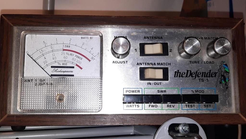 Shakespeare TS-1 Antenne tuner/SWR en modulatiemeter, Telecommunicatie, Zenders en Ontvangers, Ophalen of Verzenden, Gebruikt