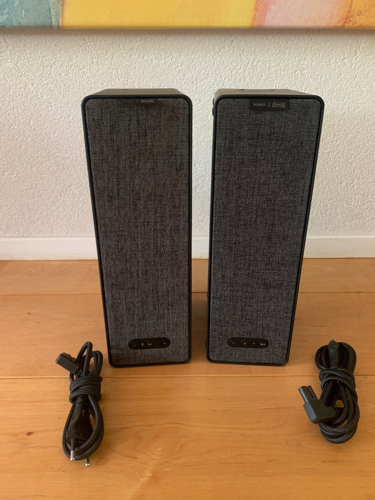 2x Sonos - Ikea Symfonisk (zwart)., Ophalen, Stereo speakers, WiFi, Zo goed als nieuw