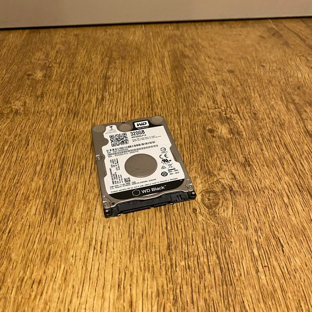 Western Digital 320GB WD Black 2,5inch, Computers en Software, Harde schijven, Intern, Gebruikt, 320 GB, Ophalen of Verzenden