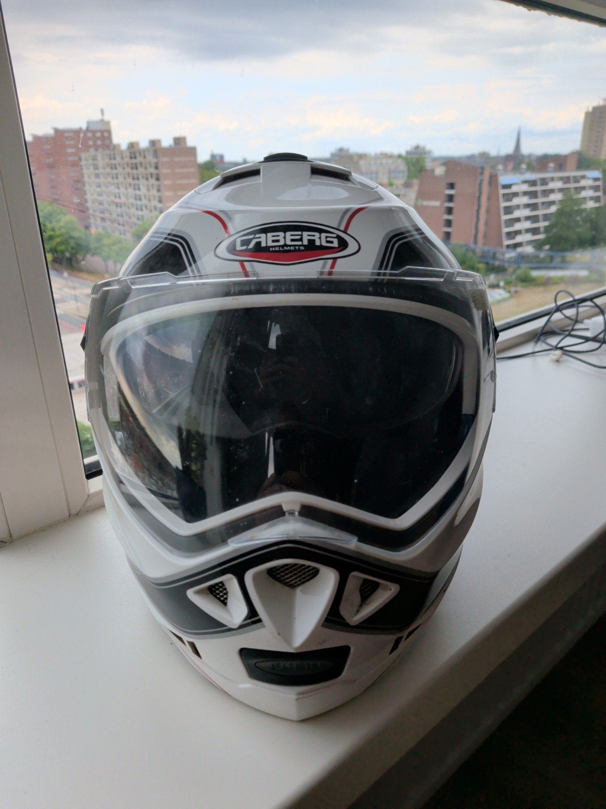 Gratis: Caberg motorhelm maat S, Ophalen of Verzenden