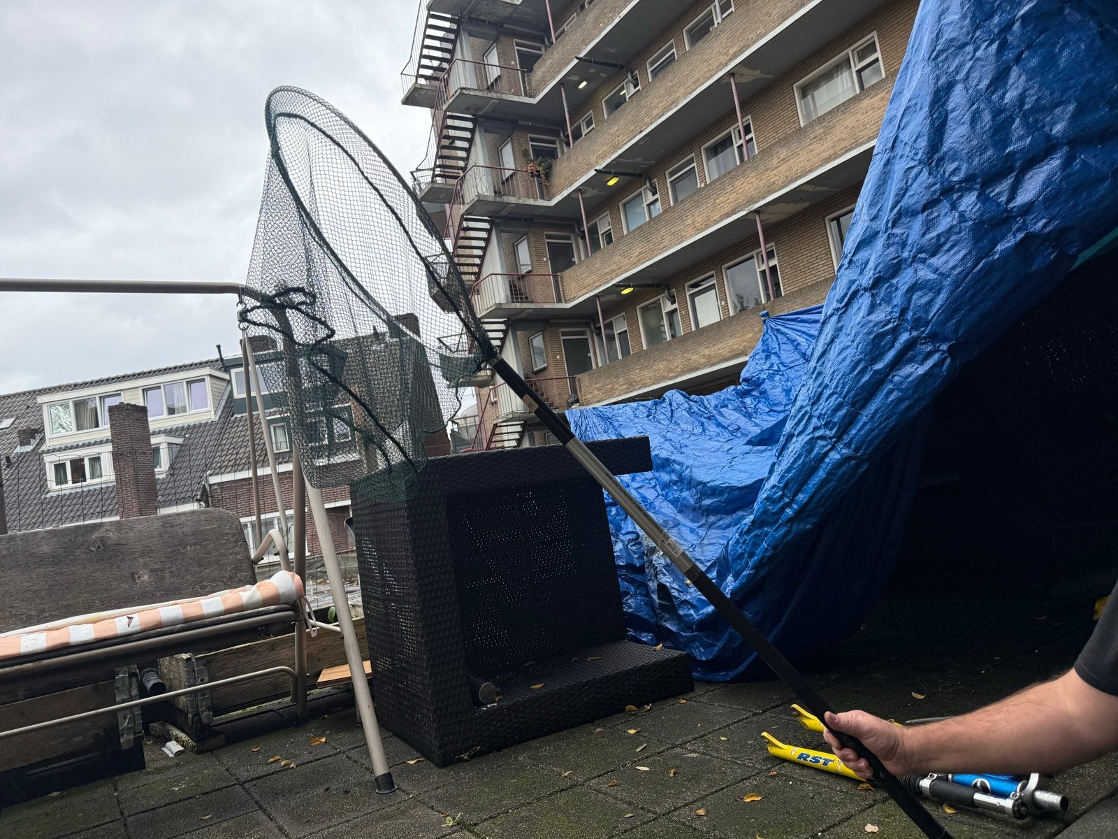 Visnet - Schepnet voor vissen, Ophalen, Gebruikt, Net of Fuik