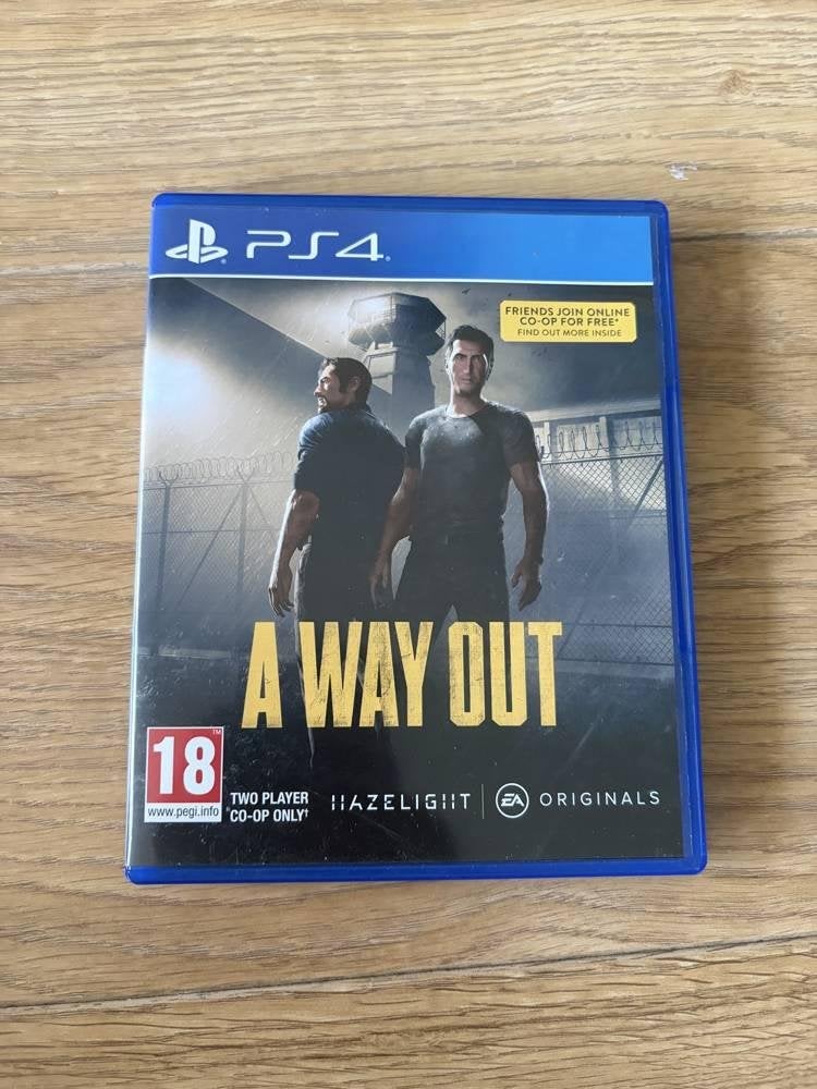A Way Out - PS4, Spelcomputers en Games, Online, Vanaf 18 jaar, 1 speler, Ophalen of Verzenden
