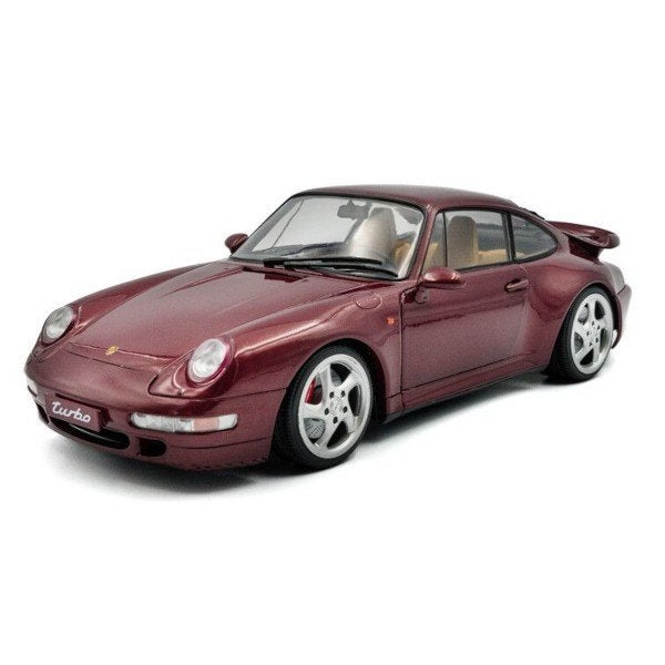 Porsche 911 (993) Turbo 1997 Rood Schaal 1/18 Solido, Solido, Auto, Solido, Nieuw