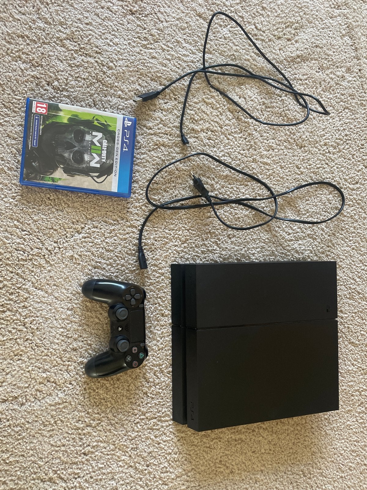 PS4 met controller en Call of Duty: Modern Warfare 2, Online, Gebruikt, Vanaf 18 jaar, Shooter