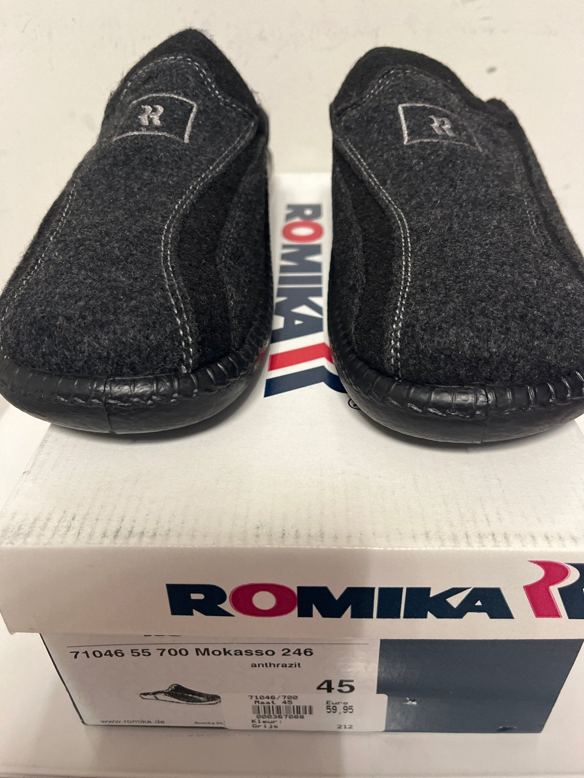 Romika pantoffels maat 45 - Nieuw in doos!, Kleding | Heren, Schoenen, Overige kleuren, -, -, Nieuw
