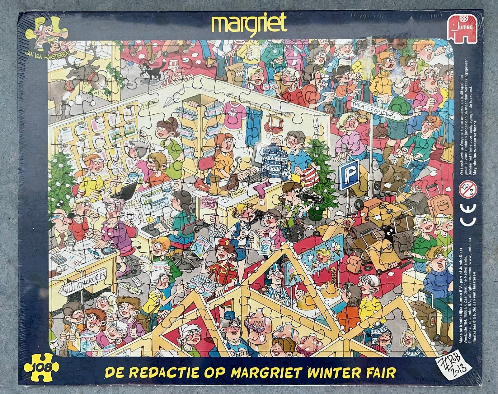 Framepuzzel “Redactie op Margriet Winter Fair” 108st. NIEUW