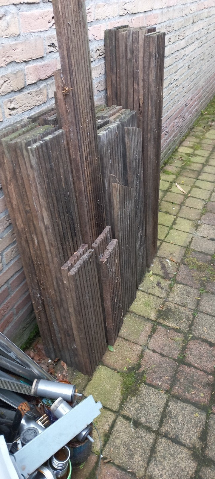 Hardhouten planken, Ophalen, Gebruikt, Hout