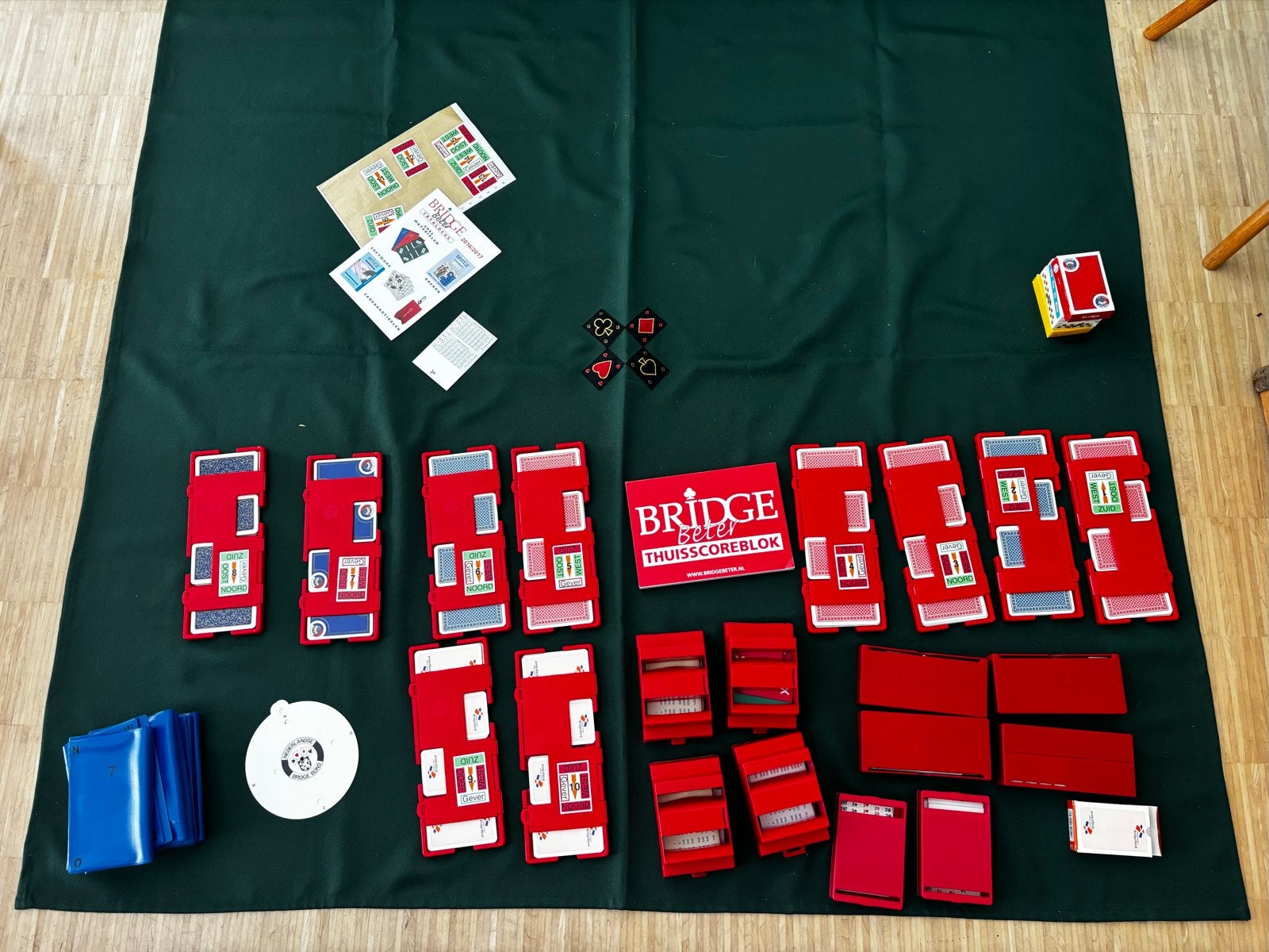 Complete Bridge Set, Drie of vier spelers, Ophalen of Verzenden, Zo goed als nieuw