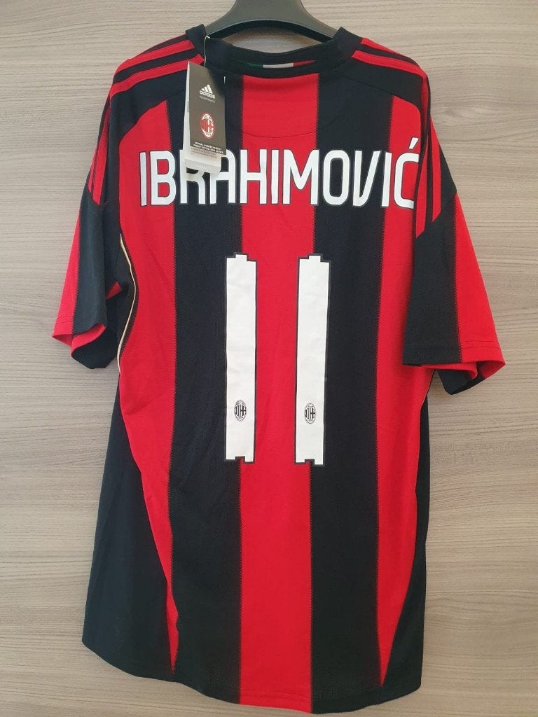 AC Milan Thuisshirt 2010/11 Ibrahimovic #11 Maat M Adidas, Verzenden, Zo goed als nieuw, Buitenlandse clubs, Shirt