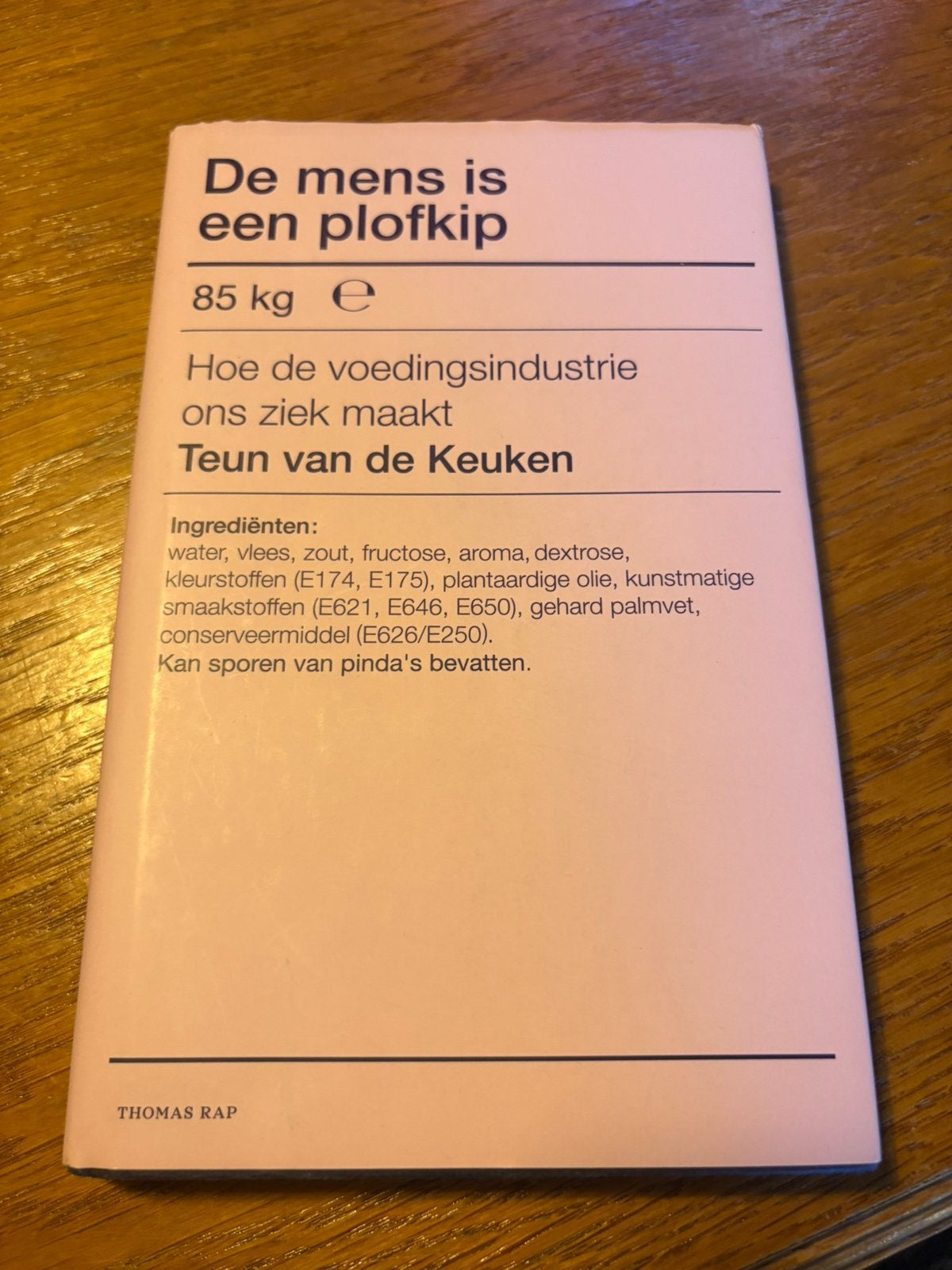 Teun van de Keuken - De mens is een plofkip, Boeken, Ophalen of Verzenden, Zo goed als nieuw, Teun van de Keuken