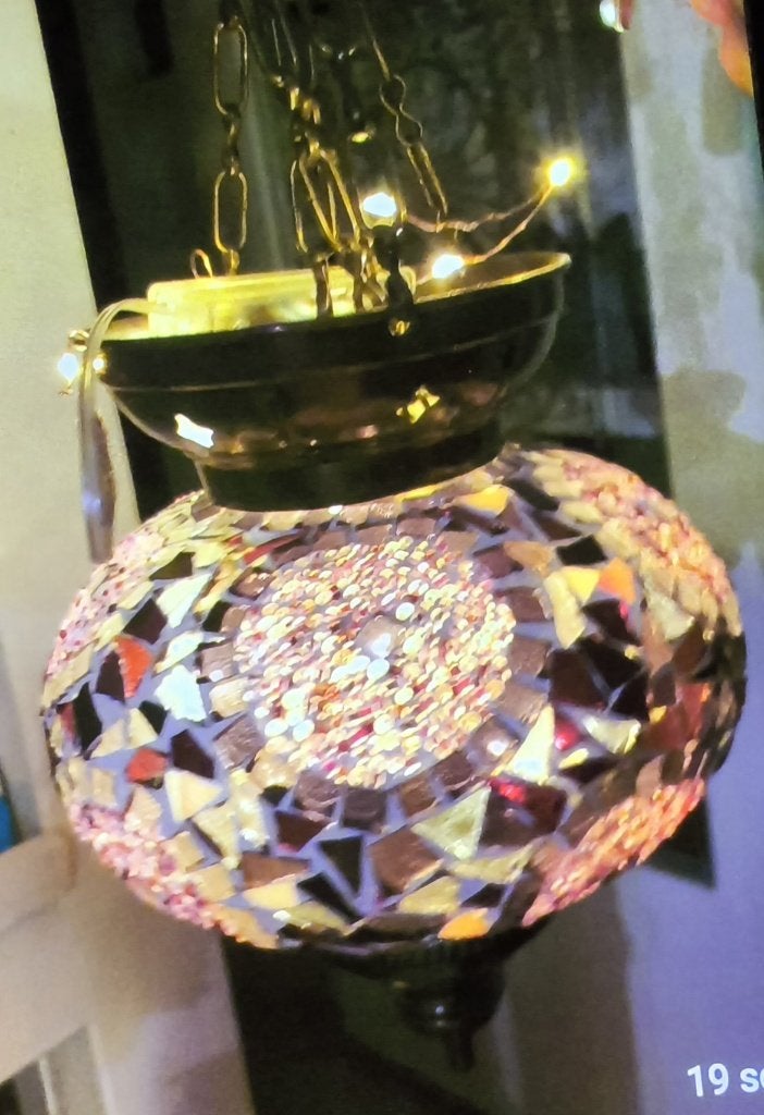 Oosterse lamp, Ophalen of Verzenden, Zo goed als nieuw, Metaal, Oosters