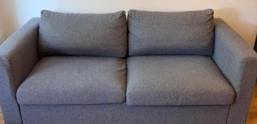 Ikea Vimle slaapbank hoes gunnared middengrijs, Ophalen of Verzenden, Zo goed als nieuw
