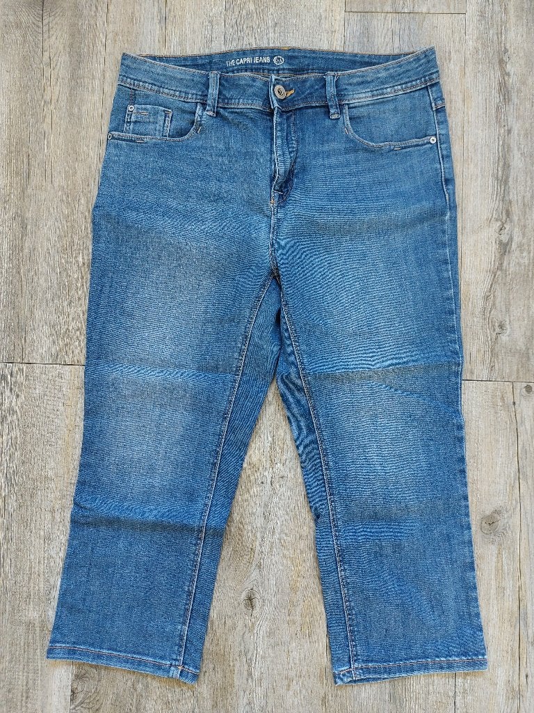 Capri jeans maat 38 (C&A), Blauw, Ophalen of Verzenden, W30 - W32 (confectie 38/40), Gedragen