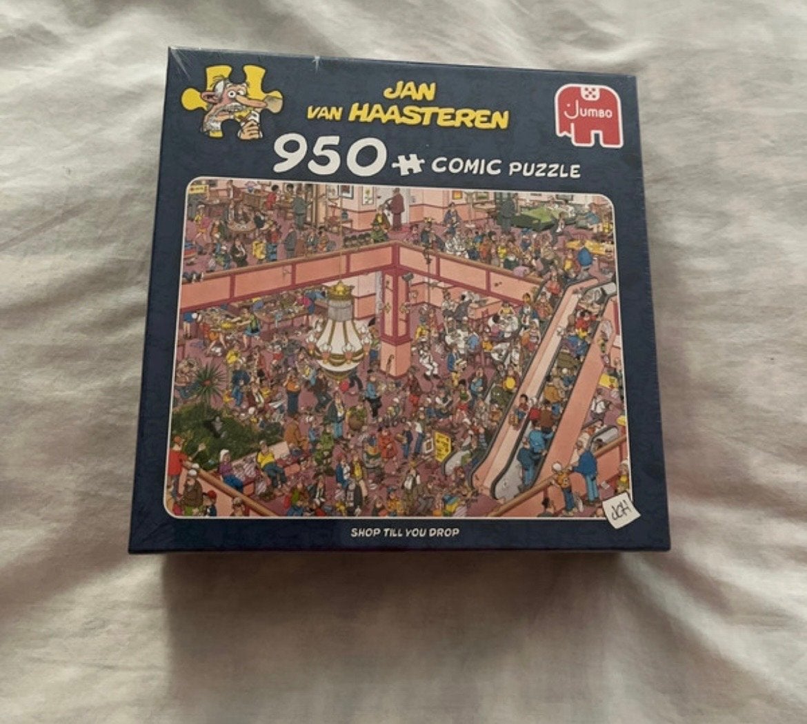 Jan van Haasteren - Shop till you drop - 950 stukjes, Ophalen of Verzenden, 500 t/m 1500 stukjes, Nieuw, Legpuzzel