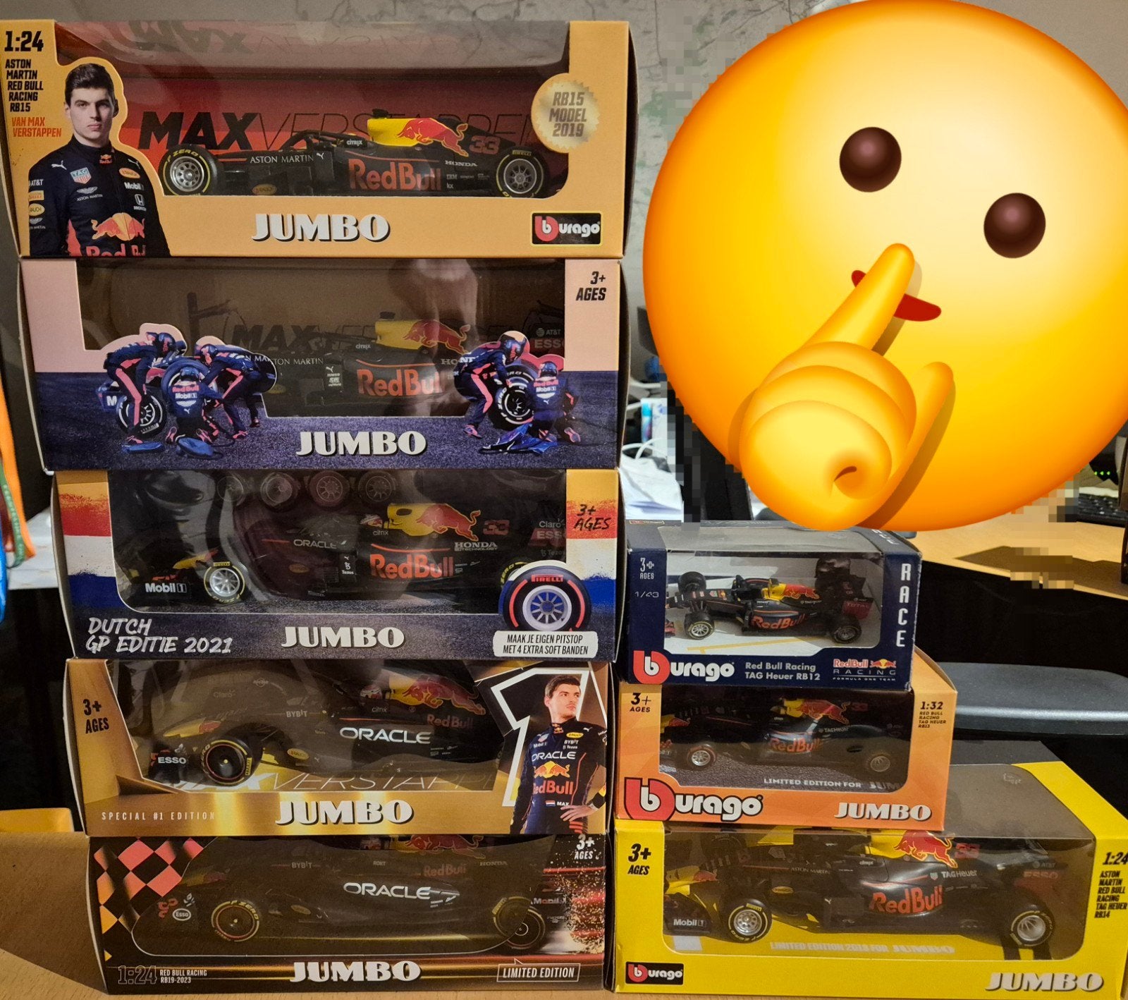Jumbo Redbull - Max Verstappen - F1 serie miniaturen, Ophalen of Verzenden, Nieuw