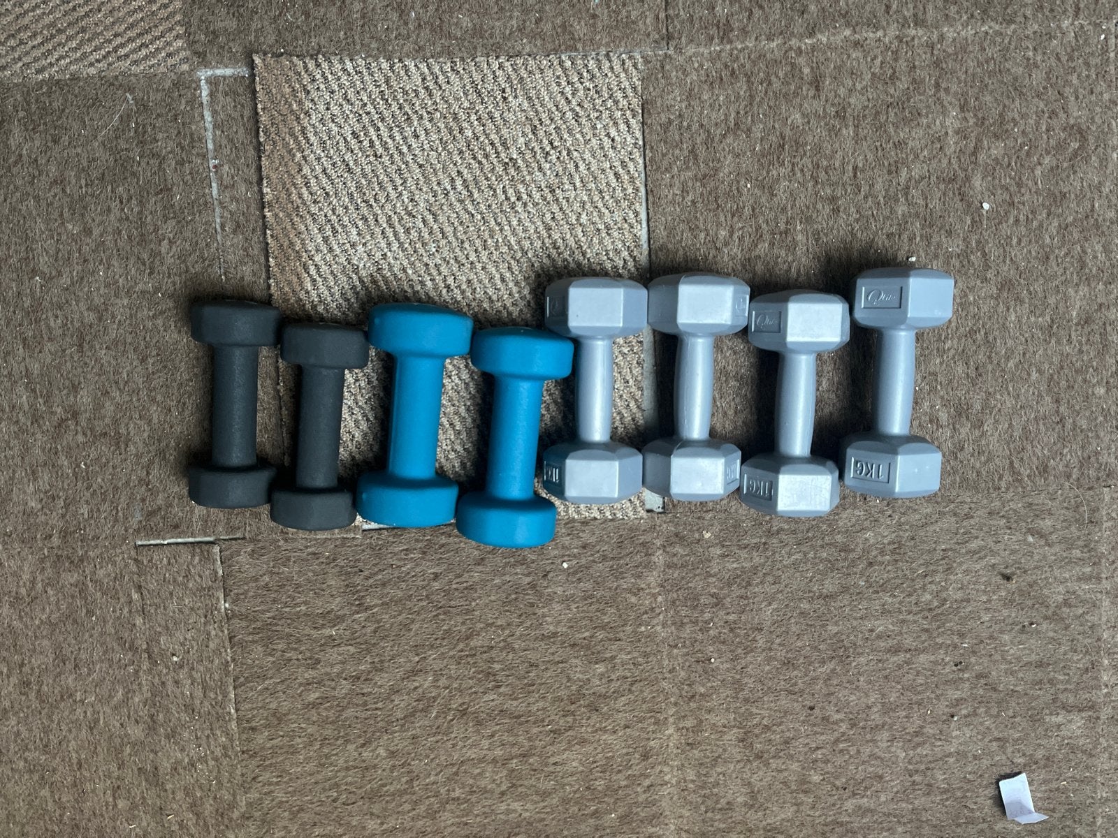 Dumbbell set Kaytan 1KG, 2KG, 3KG - Ideaal voor thuis, Sport en Fitness, Ophalen of Verzenden, Gebruikt, Armen, Dumbbell