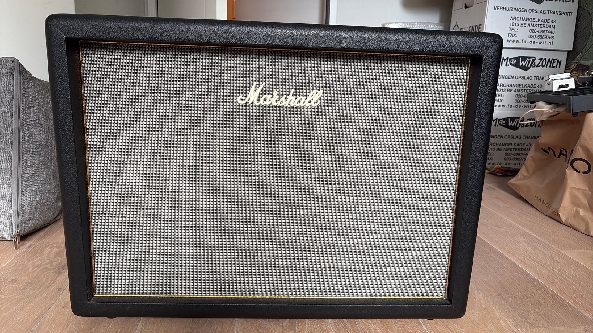 Marshall Origin 212 150W Gitaar speaker cabinet, Ophalen, Gebruikt, Gitaar, Minder dan 50 watt