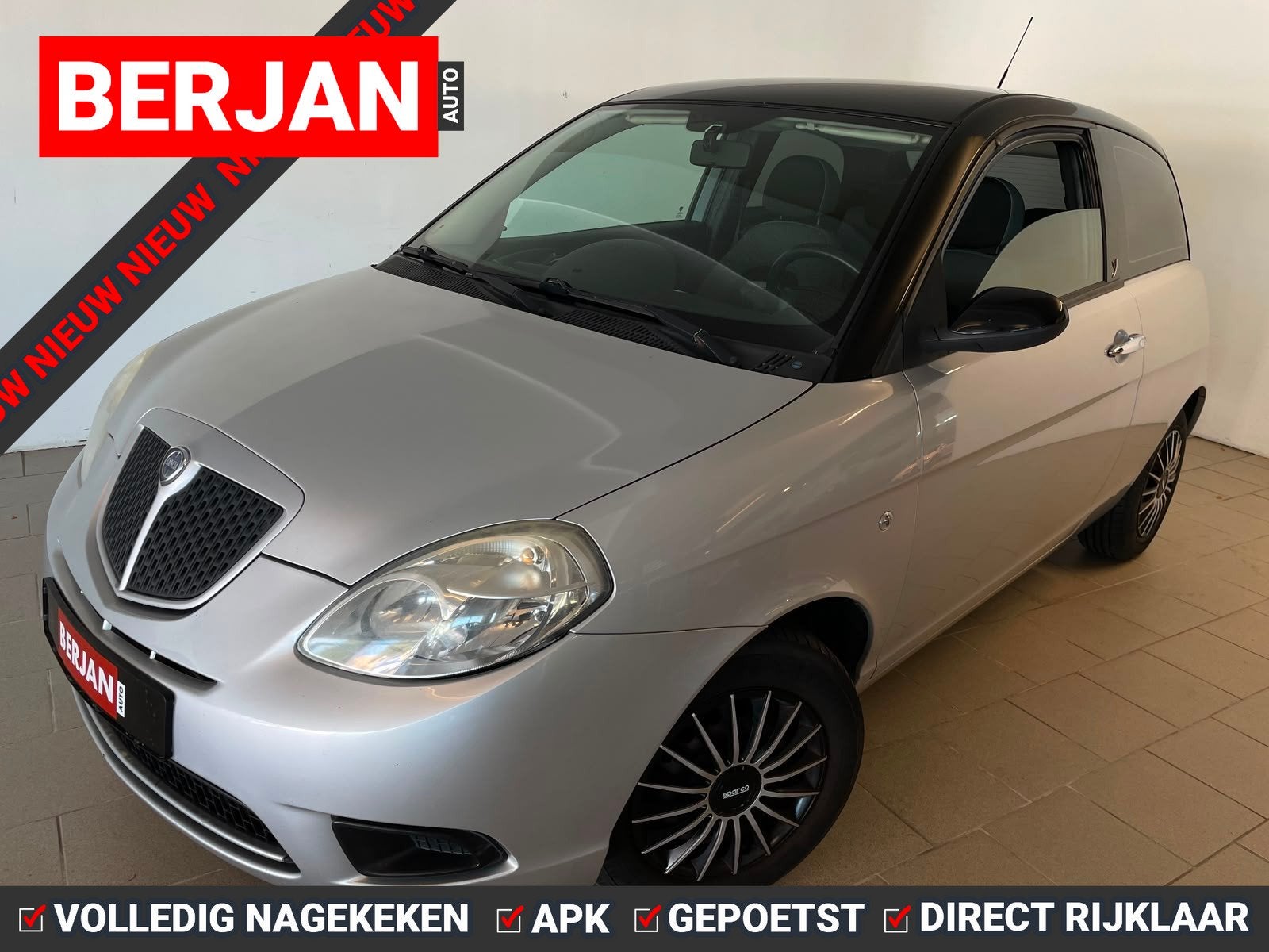 Lancia Ypsilon 1.2 Argento AIRCO ELEK RAMEN CENT VERG LEUKE, Voorwielaandrijving, Gebruikt, Origineel Nederlands, Bedrijf