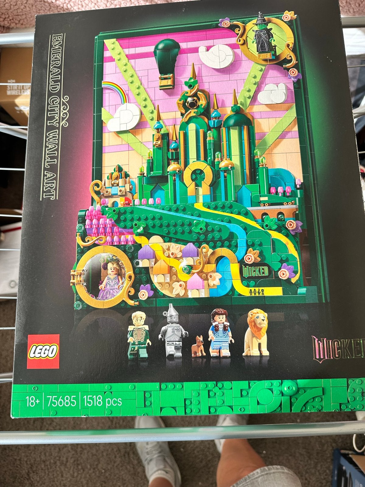 LEGO Emerald City Wall Art - Doos en Boekje, Ophalen of Verzenden, Zo goed als nieuw, Overige merken
