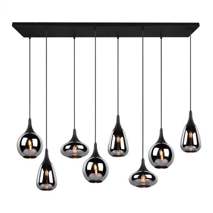 Trendhopper hanglamp smoked glas, Ophalen, Zo goed als nieuw, Glas