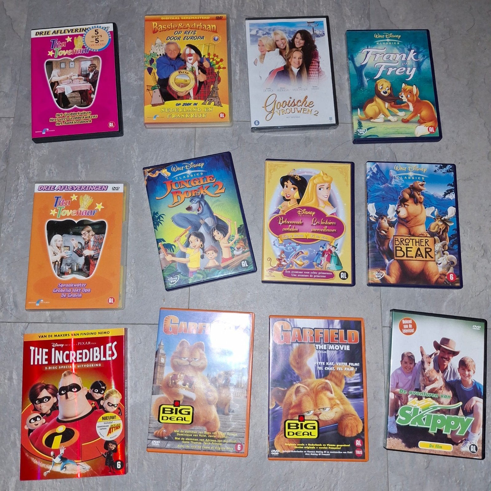 Diverse DVD's: Winx Club, Dora, Piet Piraat, en meer!, Ophalen, Gebruikt, Animatie, Alle leeftijden
