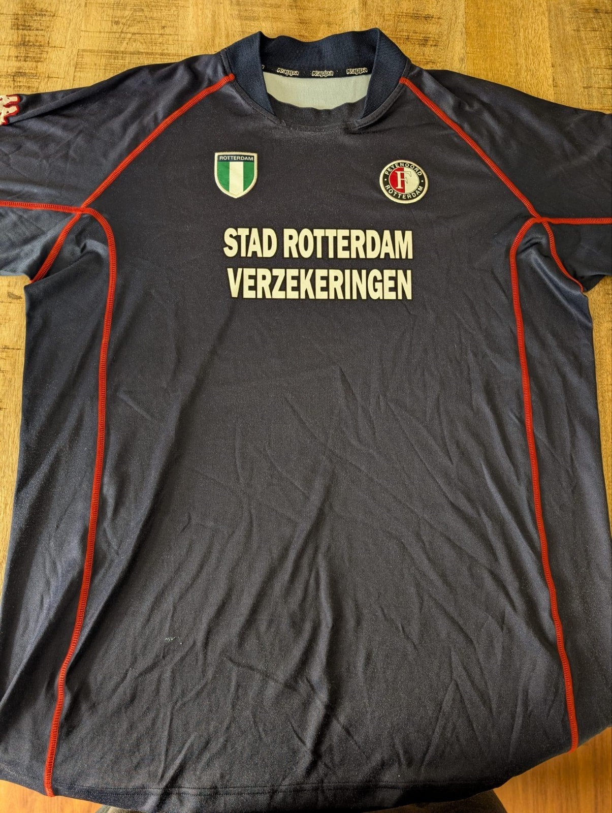 Feyenoord uitshirt (Europees) 2002/2003 - Kappa - Maat XXL, Verzamelen, Ophalen, Gebruikt, Feyenoord, Shirt