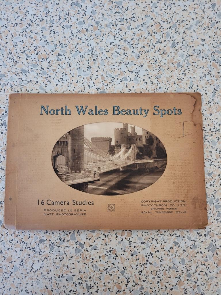 Vintage Fotoboekje: North Wales Beauty Spots (16 foto's), Verzamelen, Foto's en Prenten, Ophalen of Verzenden, Voor 1940, Gebruikt