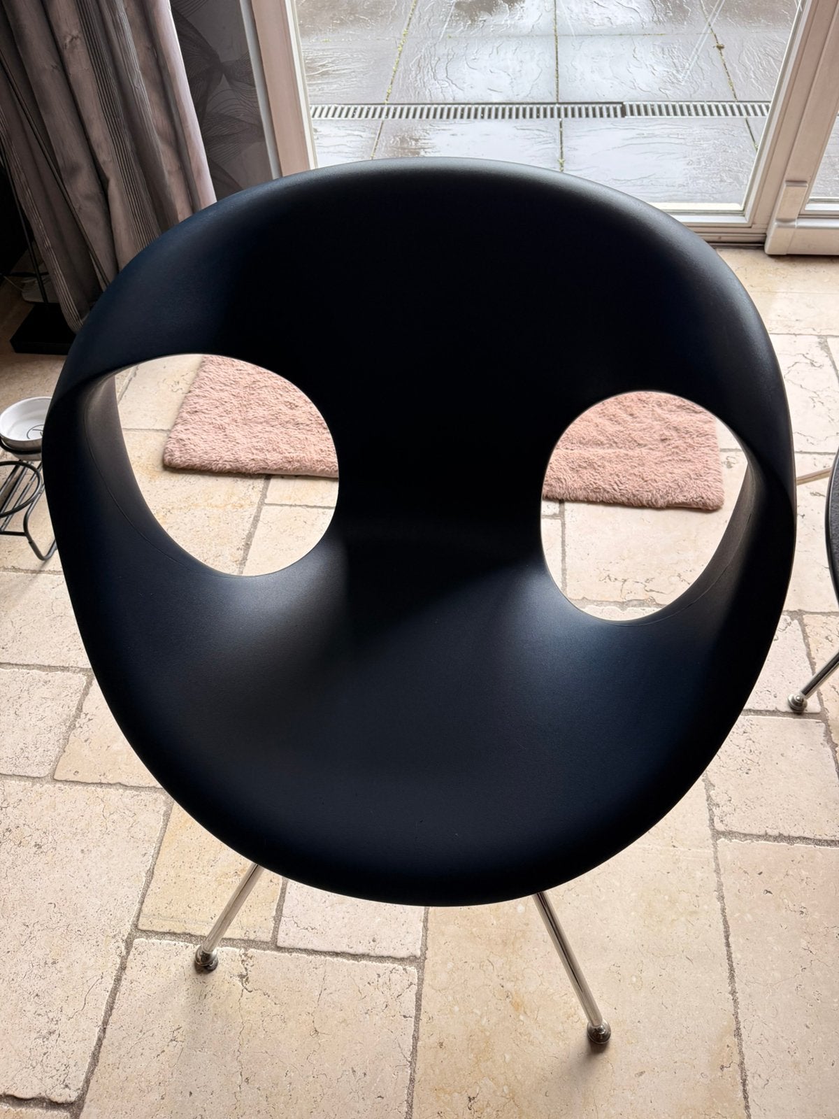 tonon up chair soft touch eetkamerstoel, Ophalen, Blauw, Design, Zo goed als nieuw