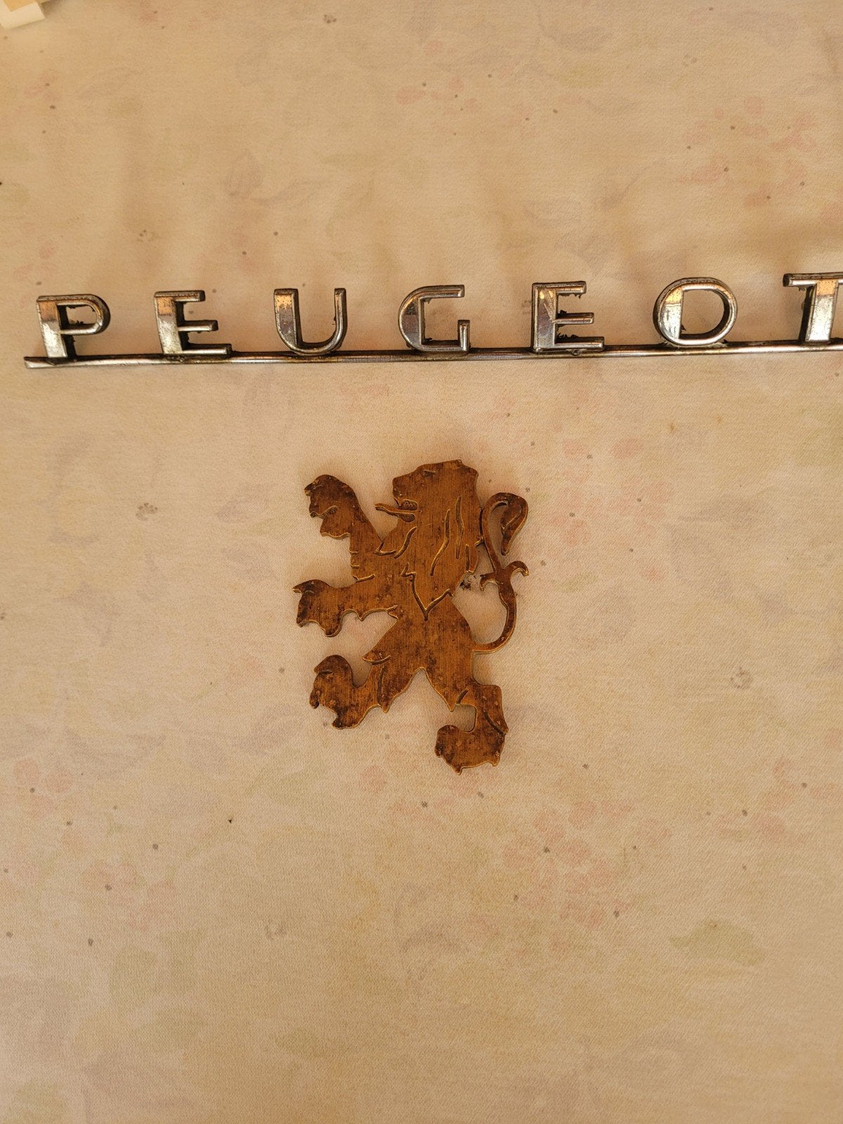 Peugeot Leeuw Embleem - Klassiek Auto-onderdeel, Ophalen of Verzenden