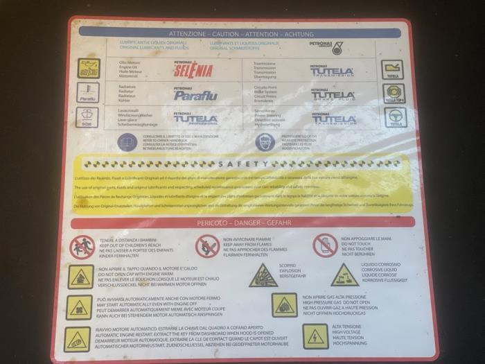 Motorkap Bekleding van een Alfa Romeo Giulia, Gebruikt, -, Verzenden, -