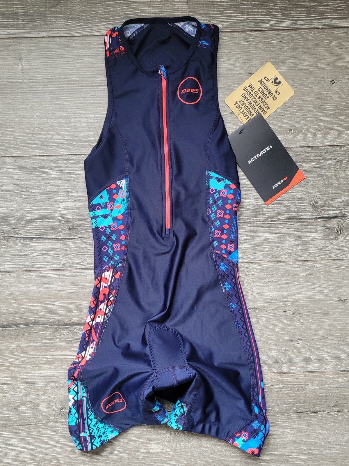 Nieuw Zone3 Activate Plus Latin Summer Trisuit Dames XS, Kleding | Dames, Sportkleding, Nieuw, Hardlopen of Fietsen, Maat 34 (XS) of kleiner