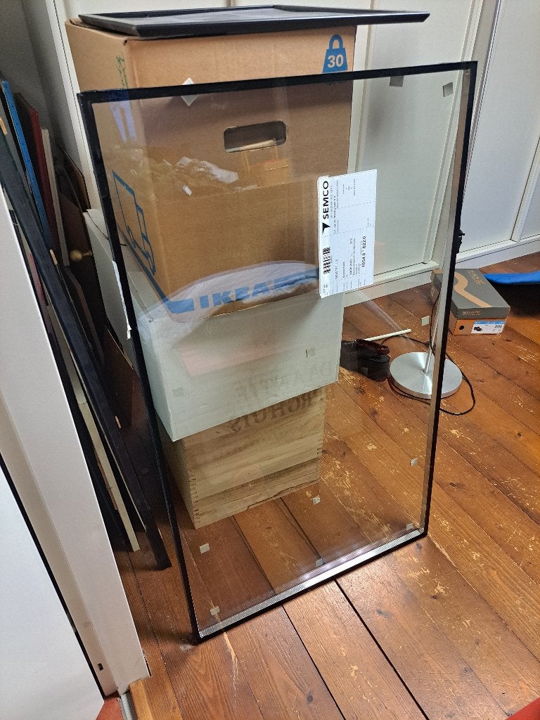 Twee Dubbelglas ruiten van SEMCO, 1054x622 mm, Doe-het-zelf en Verbouw, Glas en Ramen, Ophalen, Minder dan 80 cm, 80 tot 120 cm