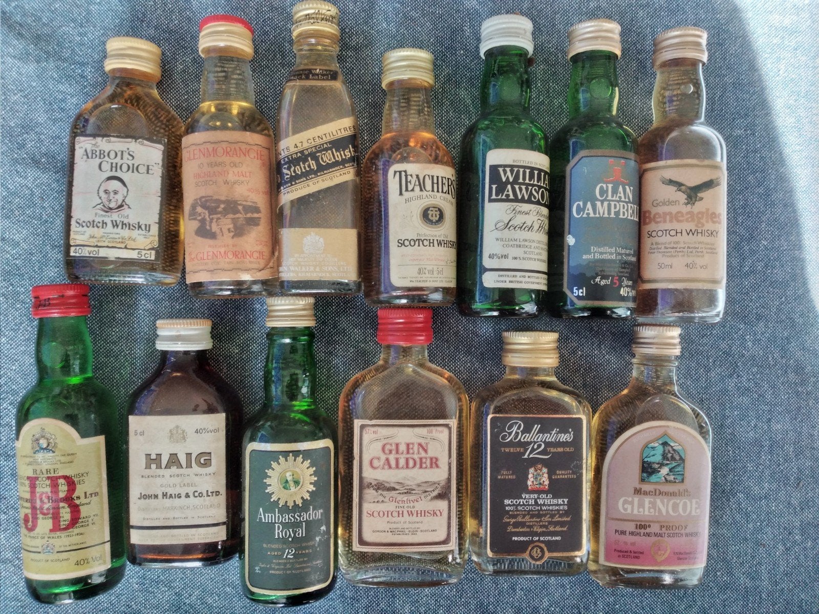 Mini Whisky flesjes, 5ml, gevuld., Ophalen of Verzenden