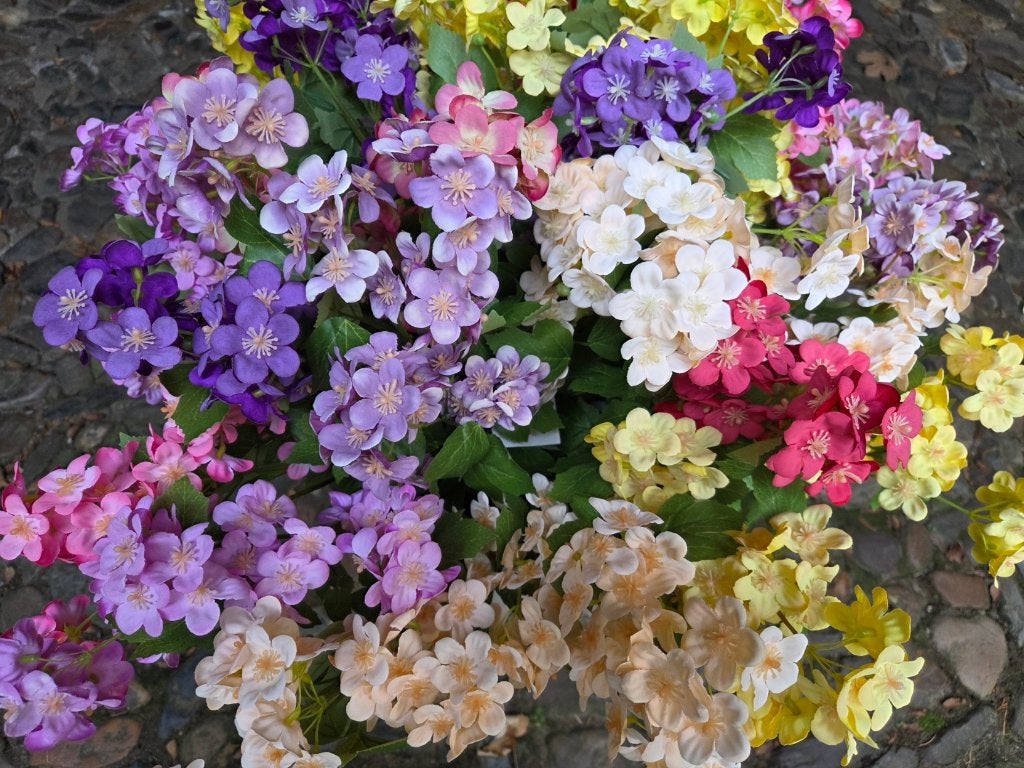 VROLIJKE BLOEMETJES TAK - 7 KLEUREN, Ophalen of Verzenden, Nieuw