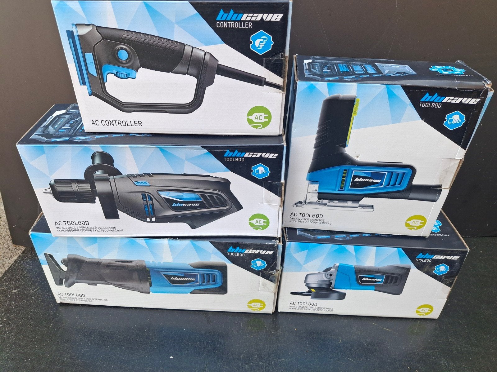 Blucave Gereedschap Set - Controller, Boor, Zaag, Slijper, Nieuw, Ophalen of Verzenden