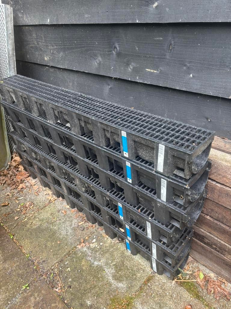 roostergoot (drain) Kunststof 1000mm, Pvc, Overige typen, Ophalen of Verzenden, Zo goed als nieuw