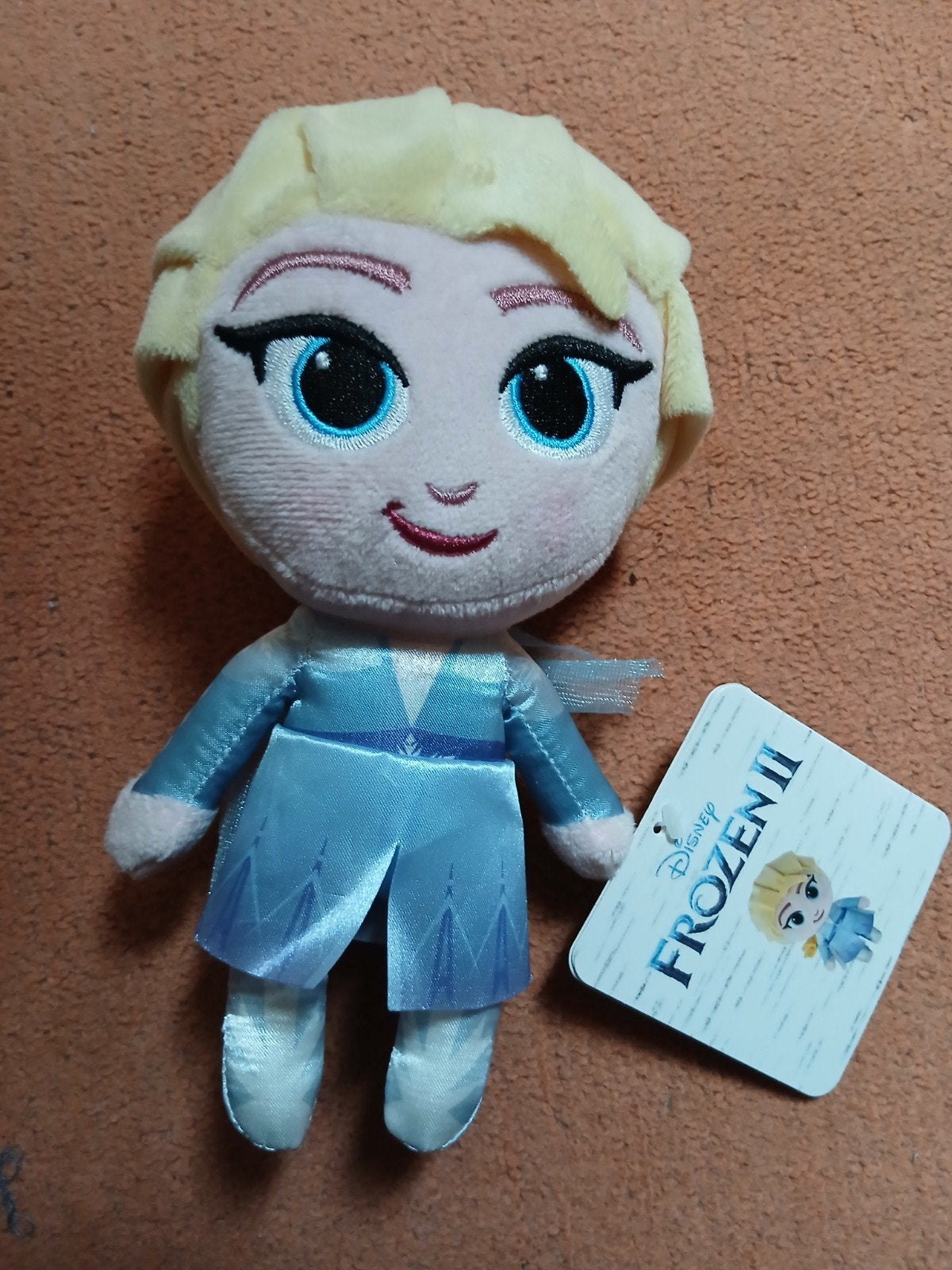 Disney Frozen II Elsa Knuffel - Nieuw met label, Disney, Disney, Overige typen, Blauw