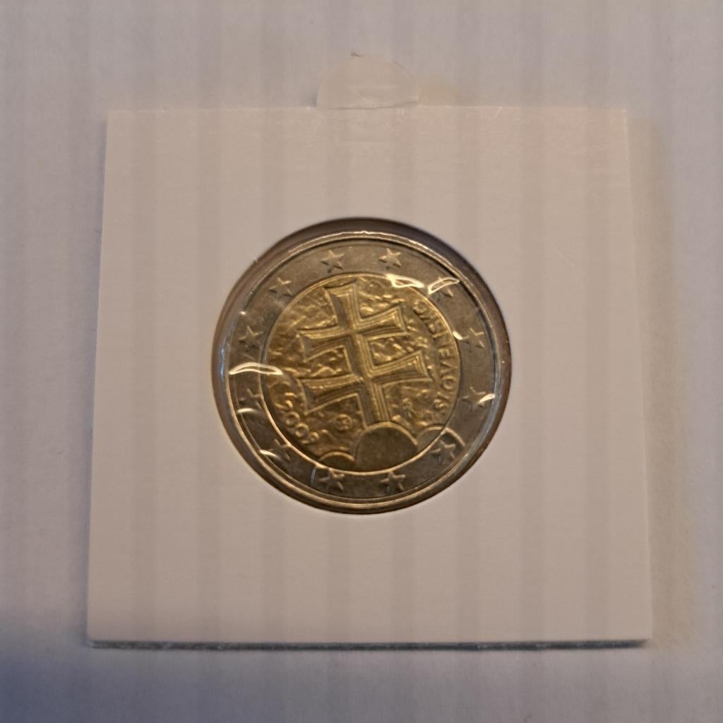 2 Euro Slowakije 2009 UNC, Ophalen of Verzenden, Slowakije, 2 euro, Losse munt