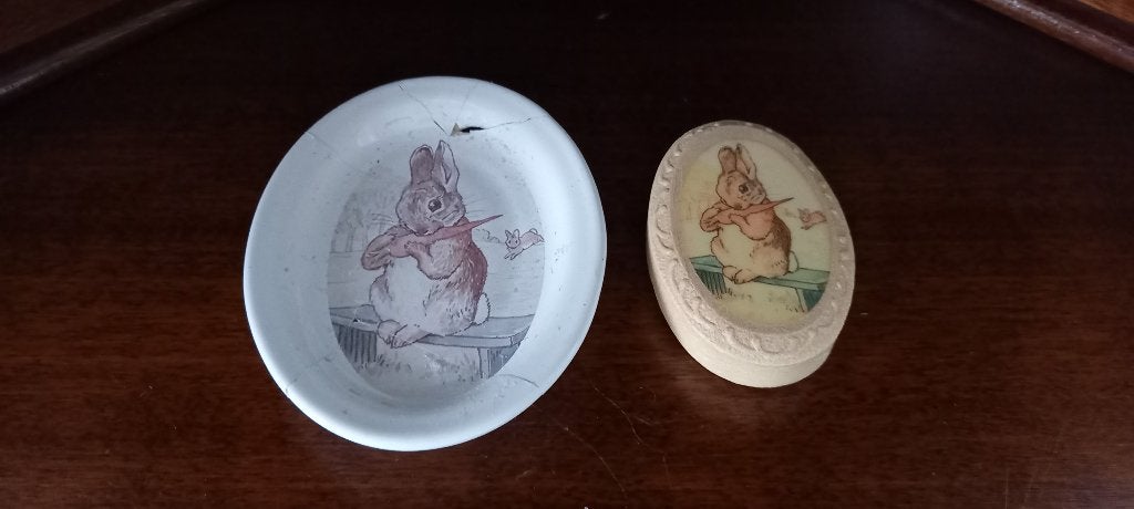 Beatrix Potter Peter Rabbit schaaltje en zeepje, Ophalen of Verzenden, Gebruikt