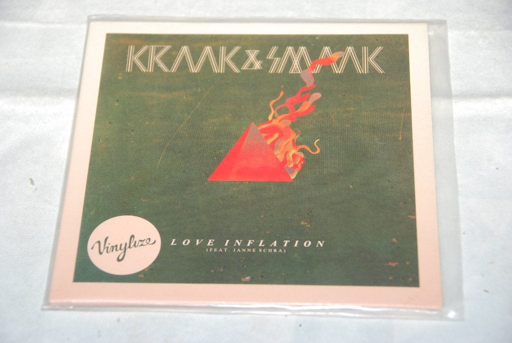Kraak & Smaak Feat. Janne Schra – Love Inflation 7” Vinyl, Gebruikt, 2010 - 2019, 7 inch, Single