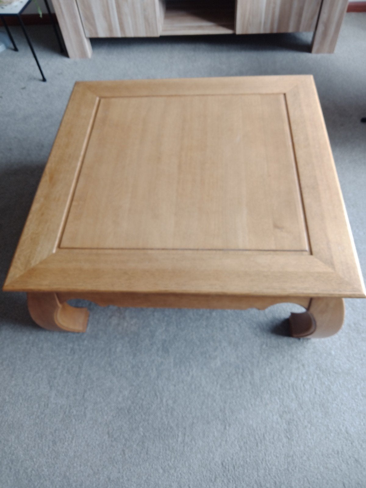 Mooie salontafel opiumtafel, Ophalen, 50 tot 100 cm, Vierkant, 50 tot 100 cm