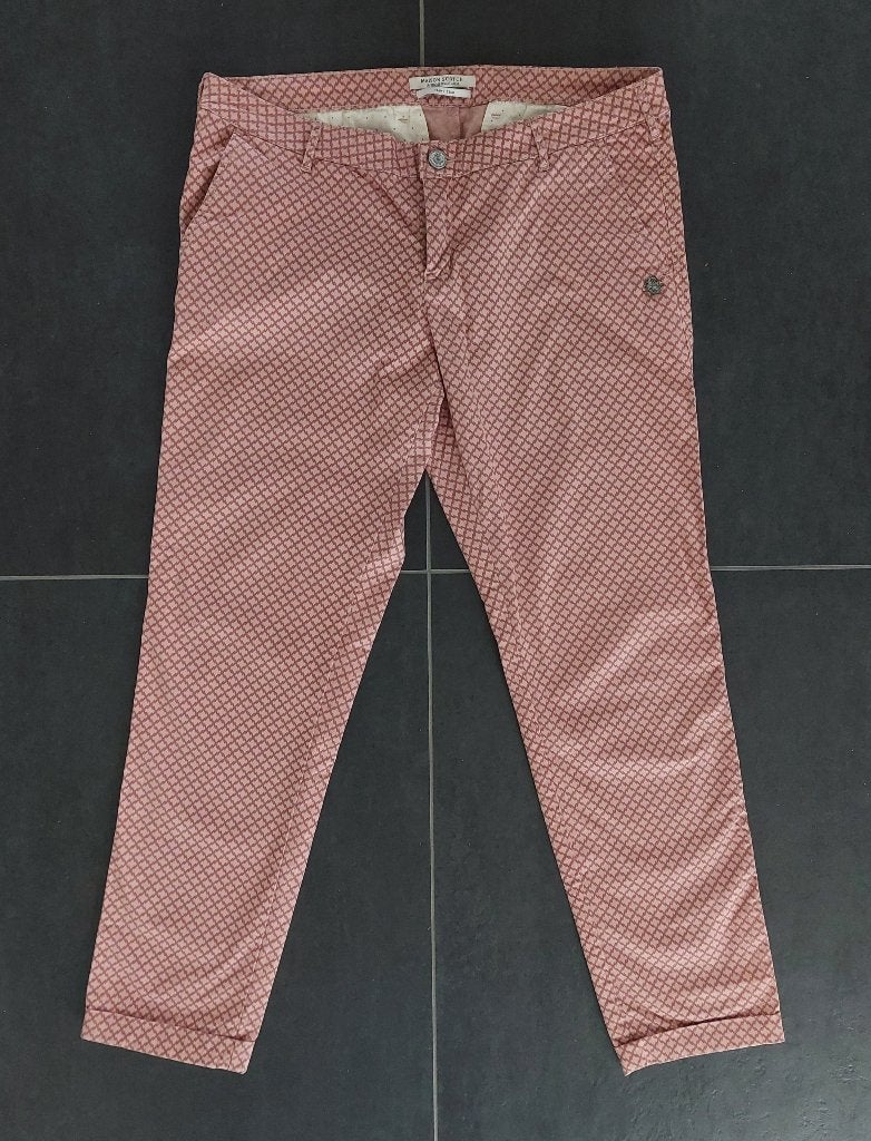Mooie, oud roze broek van Maison Scotch, Maat 38/40 (M), Zo goed als nieuw, Roze, Lang
