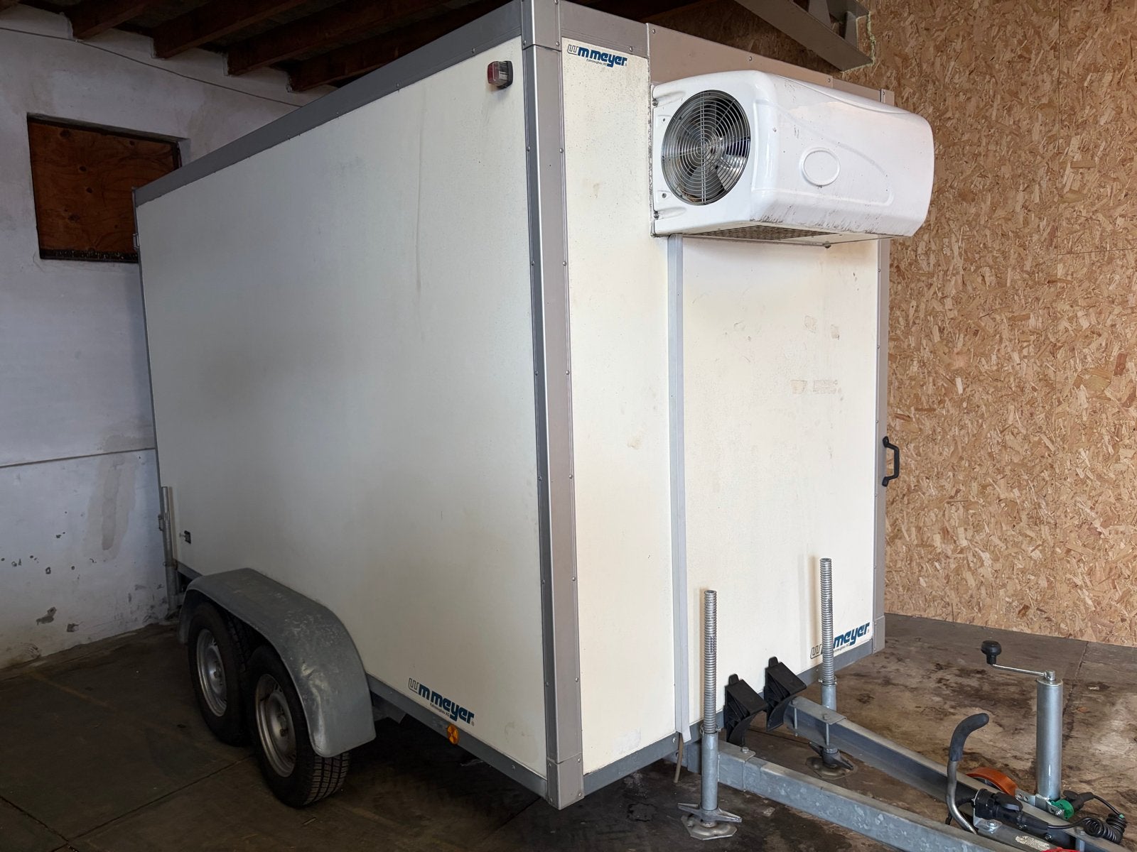 Te koop Koel aanhanger tandemasser Meyer 10 kub inhoud, Ophalen, Gebruikt