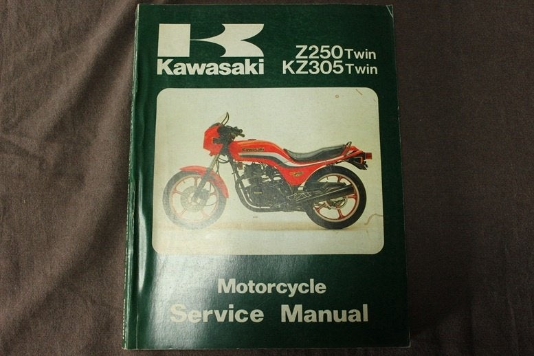 Kawasaki Z250 KZ305 twins GPz 1979-1985 service manual EX250, Motoren, Handleidingen en Instructieboekjes, Ophalen of Verzenden